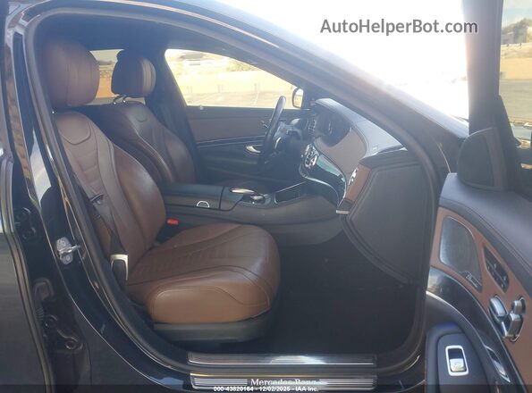 WDDUG8DB9KA478816 2019 MERCEDES-BENZ S-CLASS Gray Widok wnętrza z przodu