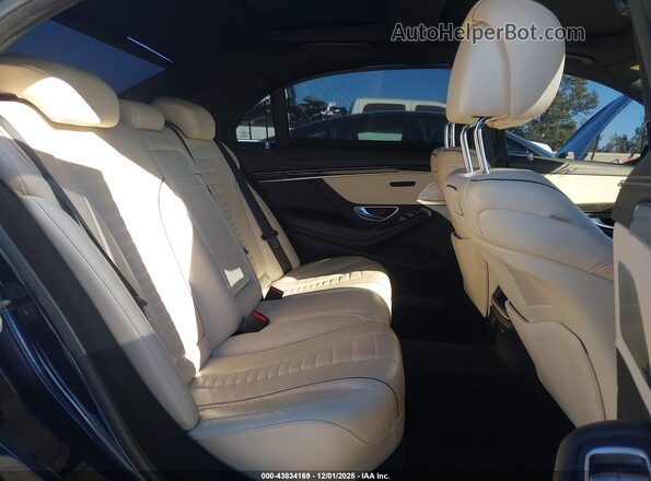 WDDUG8DBXKA439376 2019 MERCEDES-BENZ S-CLASS Dark Blue VIN კოდის სტიკერის ხედი