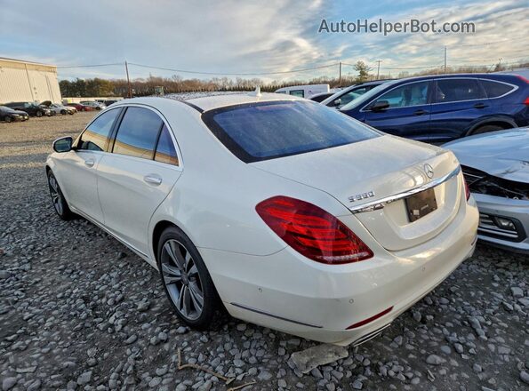 WDDUG8FB0GA207941 2016 MERCEDES-BENZ S Белый Задняя левая четверть