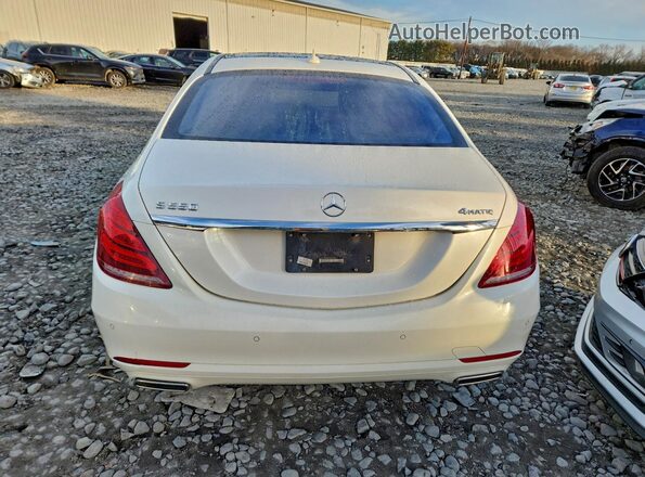 WDDUG8FB0GA207941 2016 MERCEDES-BENZ S Белый Вид сзади