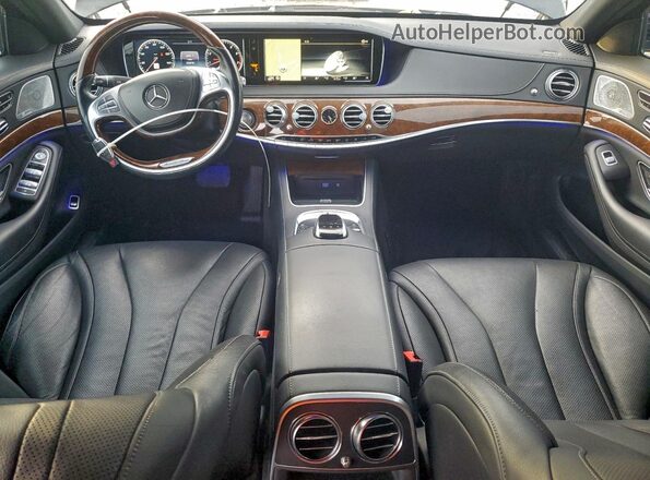 WDDUG8FB0GA215280 2016 MERCEDES-BENZ S Черный Вид панели приборов
