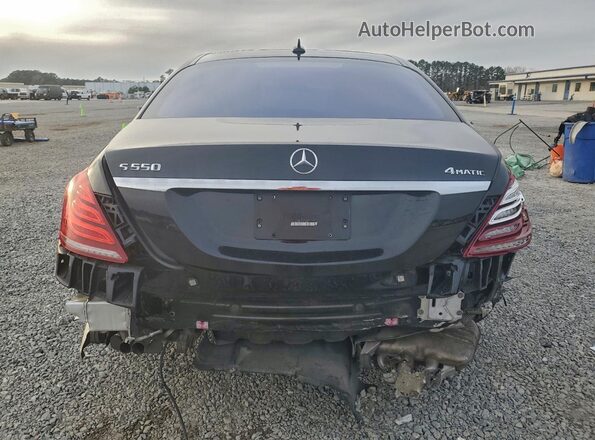 WDDUG8FB0GA215280 2016 MERCEDES-BENZ S Черный Вид сзади
