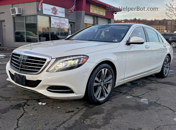 WDDUG8FB0HA284259 2017 MERCEDES-BENZ S-CLASS Белый Передняя левая четверть