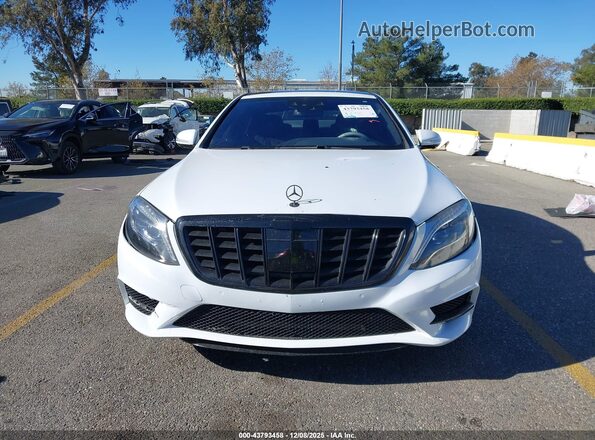 WDDUG8FB3GA234342 2016 MERCEDES-BENZ S-CLASS White Widok zestawu wskaźników