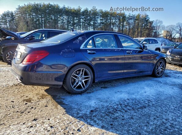 WDDUG8FB6GA234643 2016 MERCEDES-BENZ S Синий Задняя правая четверть