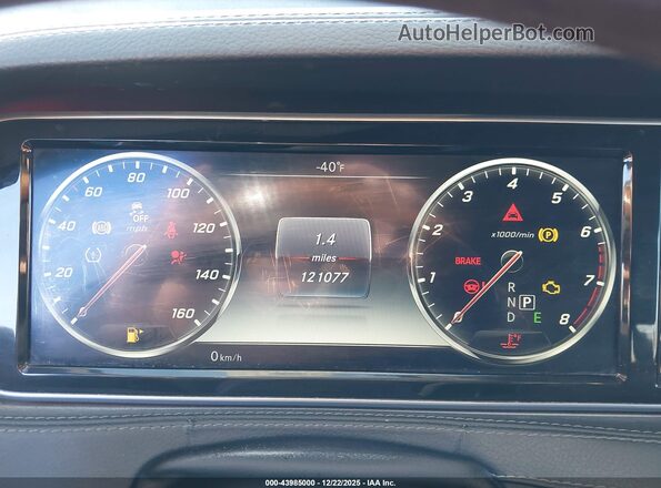 WDDUG8FB7HA300876 2017 MERCEDES-BENZ S-CLASS Black Widok tylnych siedzeń