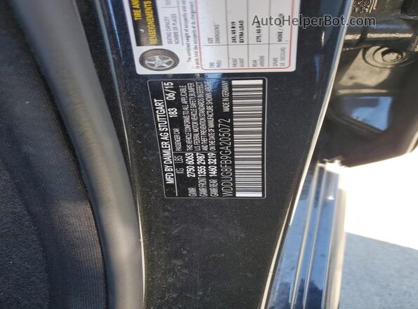 WDDUG8FB9GA205072 2016 MERCEDES-BENZ S Серый Вид подкапотного пространства