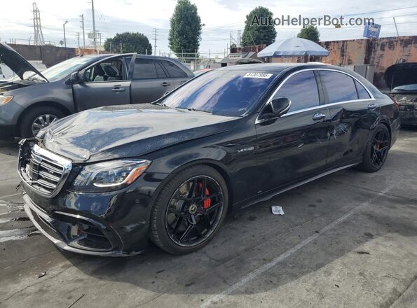 WDDUG8JB3KA446237 2019 MERCEDES-BENZ S Black წინა მარცხენა ხედი სამი მეოთხედიდან