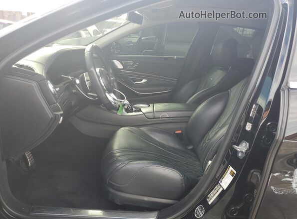 WDDUG8JB3KA446237 2019 MERCEDES-BENZ S Black წინა სალონის ხედი