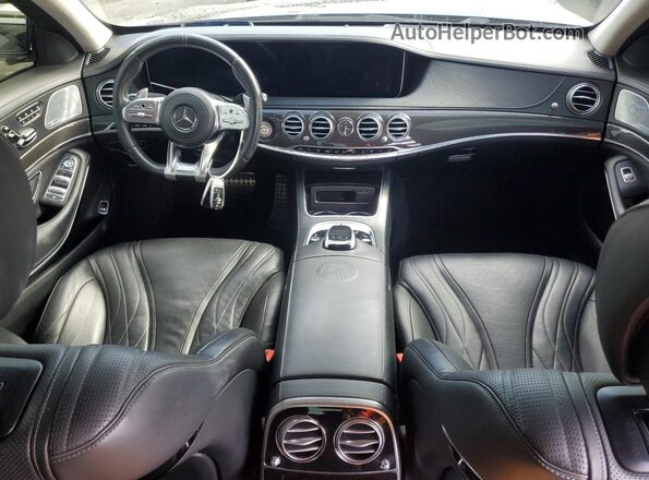 WDDUG8JB3KA446237 2019 MERCEDES-BENZ S Black წინა პანელის ხედი