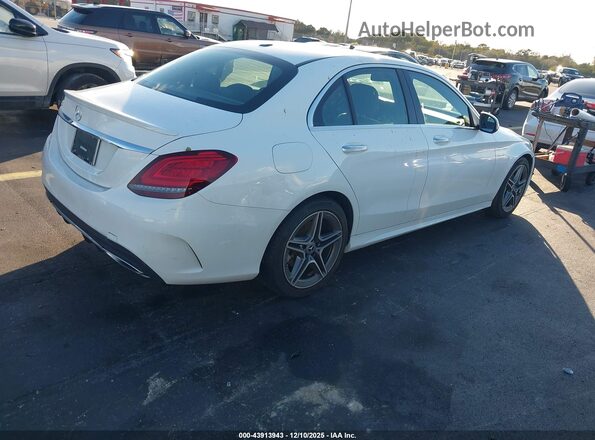 WDDWF8DB5LR526648 2020 MERCEDES-BENZ C-CLASS Белый Задняя правая четверть