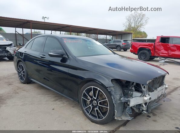 WDDWF8DB5LR526973 2020 MERCEDES-BENZ C-CLASS Черный Передняя правая четверть