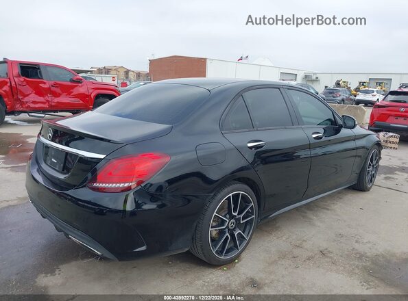 WDDWF8DB5LR526973 2020 MERCEDES-BENZ C-CLASS Черный Задняя правая четверть