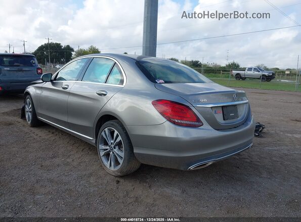 WDDWF8EB1LR562853 2020 MERCEDES-BENZ C-CLASS Beige Հետևի ձախ