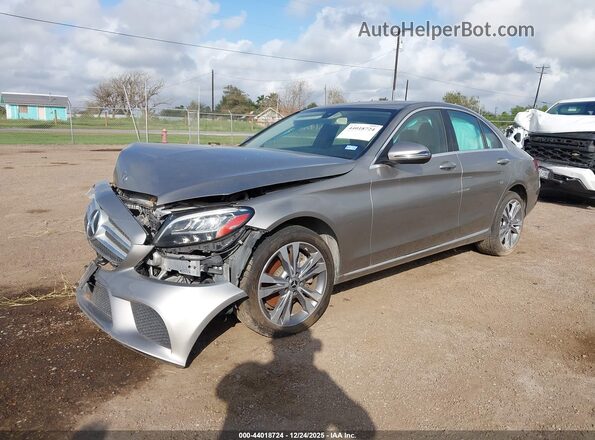 WDDWF8EB1LR562853 2020 MERCEDES-BENZ C-CLASS Beige Առջևի ձախ երեք քառորդ տեսարան