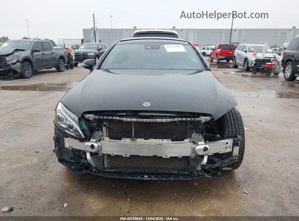 WDDWJ4JB3JF726678 2018 MERCEDES-BENZ C-CLASS Черный Вид задней части салона