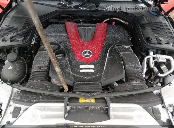 WDDWJ6EB0HF476333 2017 MERCEDES-BENZ AMG C 43 Red Widok z tyłu