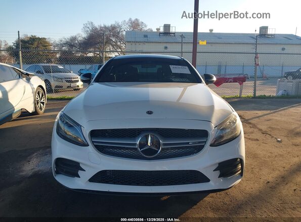 WDDWJ6EB1LF949018 2020 MERCEDES-BENZ AMG C 43 Белый Вид задней части салона