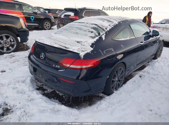 WDDWJ6EB7JF657502 2018 MERCEDES-BENZ AMG C 43 Синий Задняя правая четверть