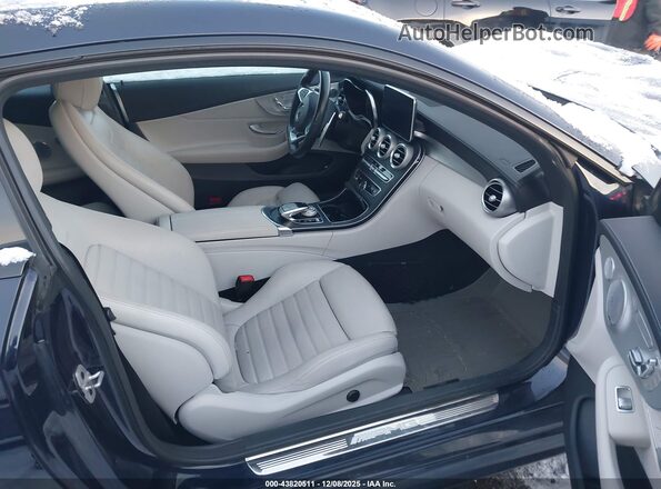 WDDWJ6EB7JF657502 2018 MERCEDES-BENZ AMG C 43 Синий Вид салона спереди