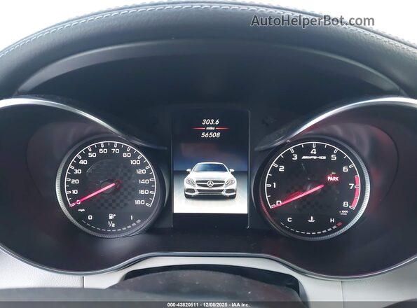 WDDWJ6EB7JF657502 2018 MERCEDES-BENZ AMG C 43 Синий Вид задних сидений
