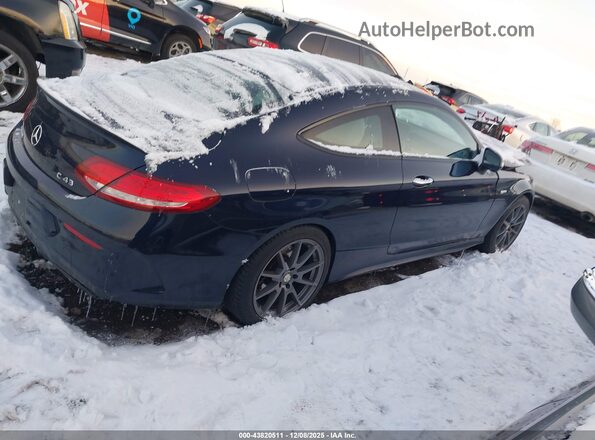 WDDWJ6EB7JF657502 2018 MERCEDES-BENZ AMG C 43 Синий Вид задней части салона