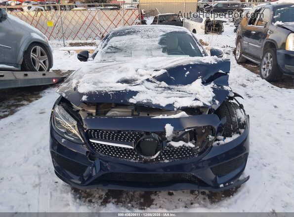 WDDWJ6EB7JF657502 2018 MERCEDES-BENZ AMG C 43 Синий Вид щитка приборов
