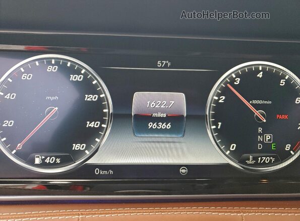 WDDXJ8FB5HA028021 2017 MERCEDES-BENZ S Белый Вид щитка приборов