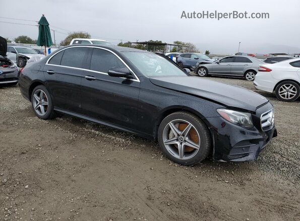 WDDZF4JB4JA378210 2018 MERCEDES-BENZ E Черный Передняя правая четверть