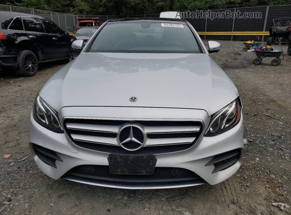 WDDZF4KB0KA627795 2019 MERCEDES-BENZ E Silver Widok z przodu