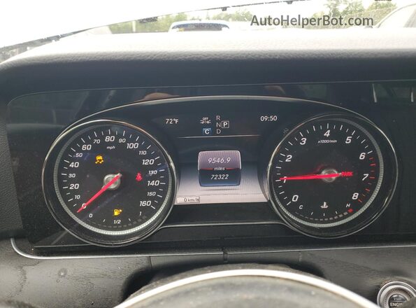 WDDZF4KB0KA627795 2019 MERCEDES-BENZ E Silver Widok zestawu wskaźników