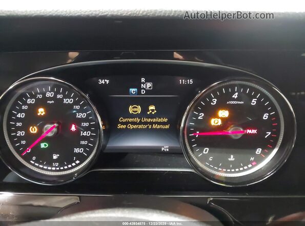 WDDZF4KB2HA060823 2017 MERCEDES-BENZ E-CLASS Черный Вид задних сидений