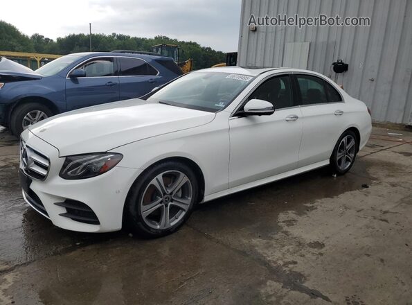 WDDZF4KBXKA630140 2019 MERCEDES-BENZ E White Առջևի ձախ երեք քառորդ տեսարան