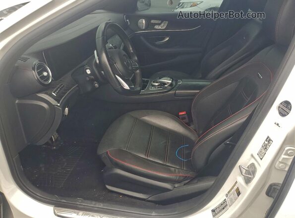 WDDZF6EBXJA400040 2018 MERCEDES-BENZ E White Widok wnętrza z przodu