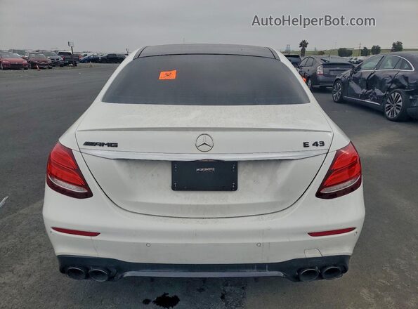 WDDZF6EBXJA400040 2018 MERCEDES-BENZ E White Widok z tyłu