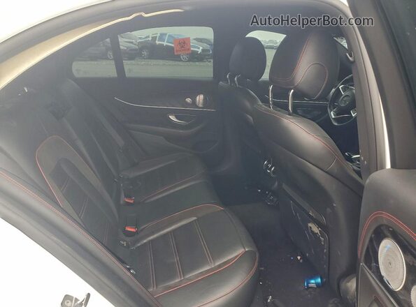 WDDZF6EBXJA400040 2018 MERCEDES-BENZ E White Widok tylnych siedzeń