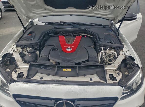 WDDZF6EBXJA400040 2018 MERCEDES-BENZ E White Widok wnętrza z tyłu