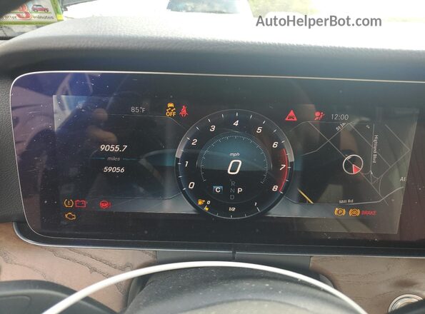 WDDZF8EB4LA717584 2020 MERCEDES-BENZ E Black Instrument cluster view