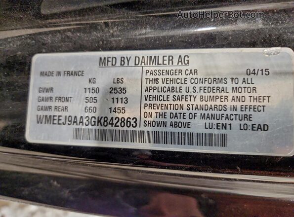 WMEEJ9AA3GK842863 2016 SMART FORTWO Серебряный Вид подкапотного пространства