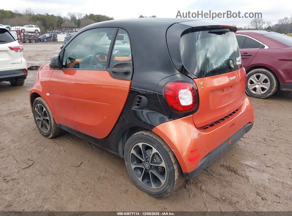 WMEFJ5DA3GK069871 2016 SMART FORTWO Оранжевый Задняя левая четверть