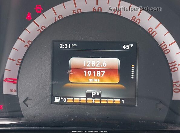 WMEFJ5DA3GK069871 2016 SMART FORTWO Оранжевый Вид задних сидений
