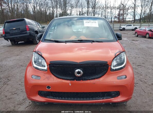 WMEFJ5DA3GK069871 2016 SMART FORTWO Оранжевый Вид щитка приборов