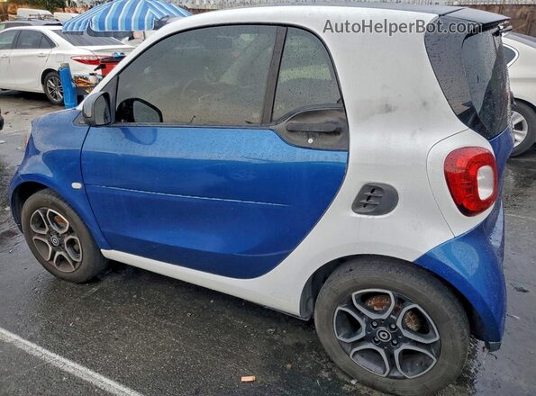 WMEFJ5DAXGK055451 2016 SMART FORTWO Двухцветный Задняя левая четверть