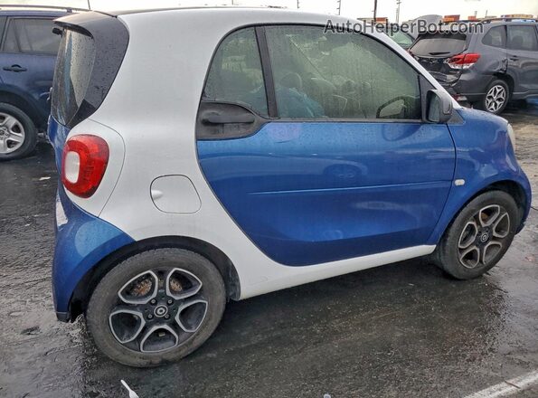 WMEFJ5DAXGK055451 2016 SMART FORTWO Двухцветный Задняя правая четверть