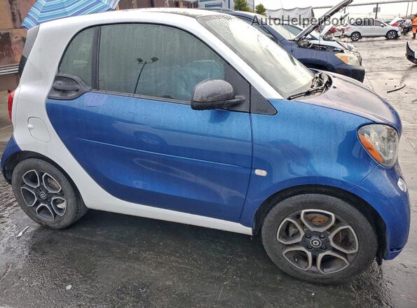 WMEFJ5DAXGK055451 2016 SMART FORTWO Двухцветный Передняя правая четверть