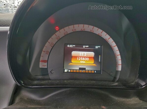 WMEFJ5DAXGK055451 2016 SMART FORTWO Двухцветный Вид щитка приборов