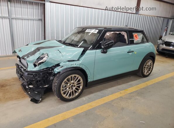 WMW23GD02S2X01131 2025 MINI COOPER Синий Передняя левая четверть