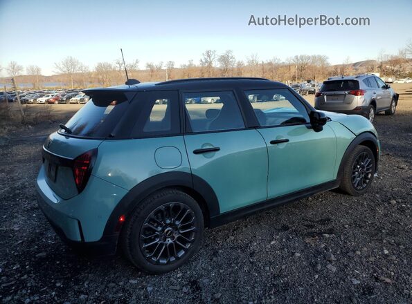 WMW53GD09S2W68772 2025 MINI COOPER Бирюзовый Задняя правая четверть