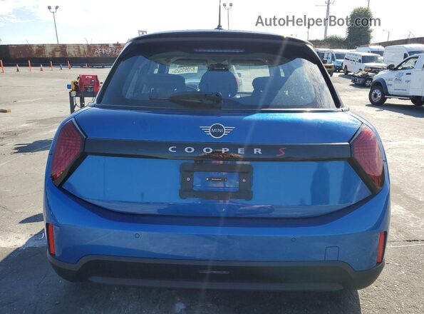 WMW53GD0XS2W41225 2025 MINI COOPER Синий Вид сзади