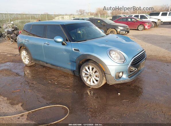 WMWLU1C54H2F27327 2017 MINI CLUBMAN Синий Передняя правая четверть